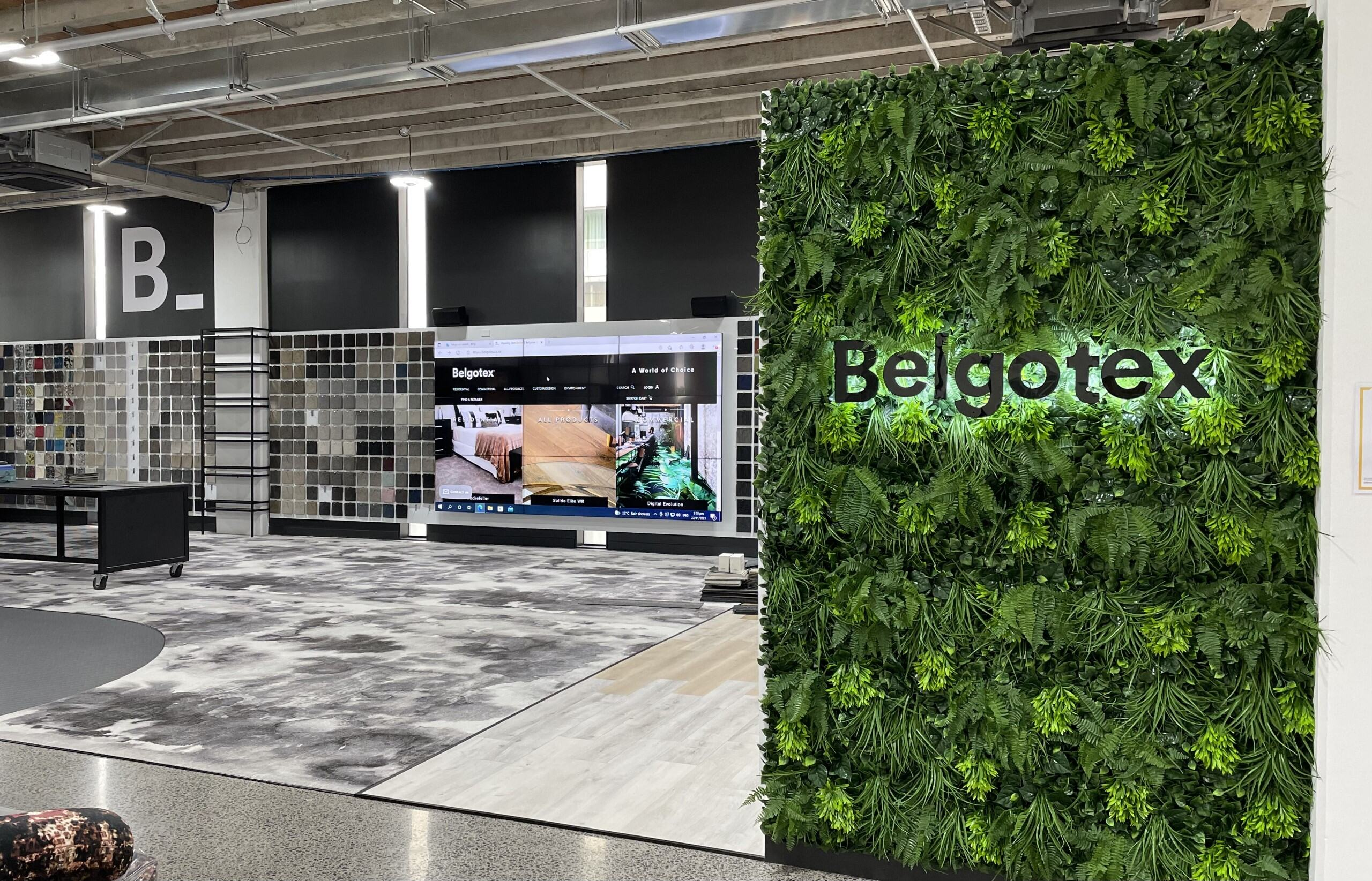 Belgotex carpet showroom